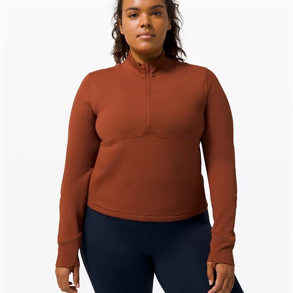 🔥LULULEMON RULU RUNNING CROPPED 1/2 ZIP JACKET🔥 - Picture 13 of 16